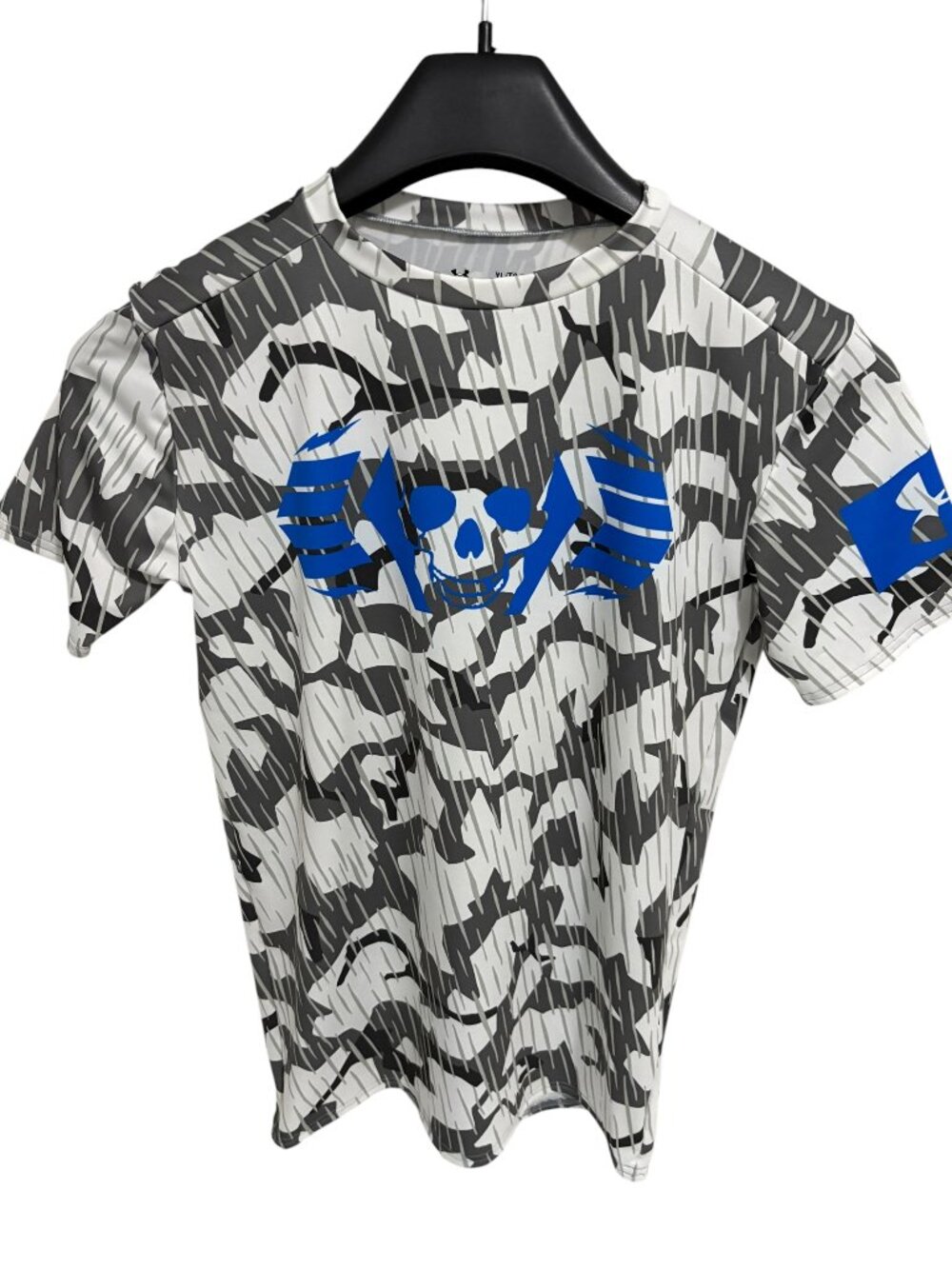 Under Armour Heatgear Compression Short Sleeve Shirt Men’s XL White Camo